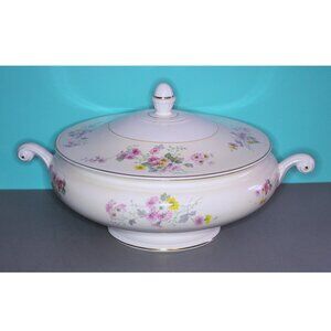 Vintage Homer Laughlin Eggshell Nautilus Soup Tureen with Lid Dining Serveware